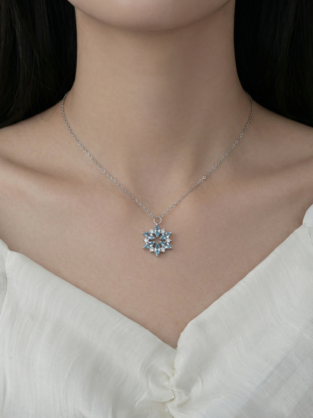 Elsa Snowflake Necklace