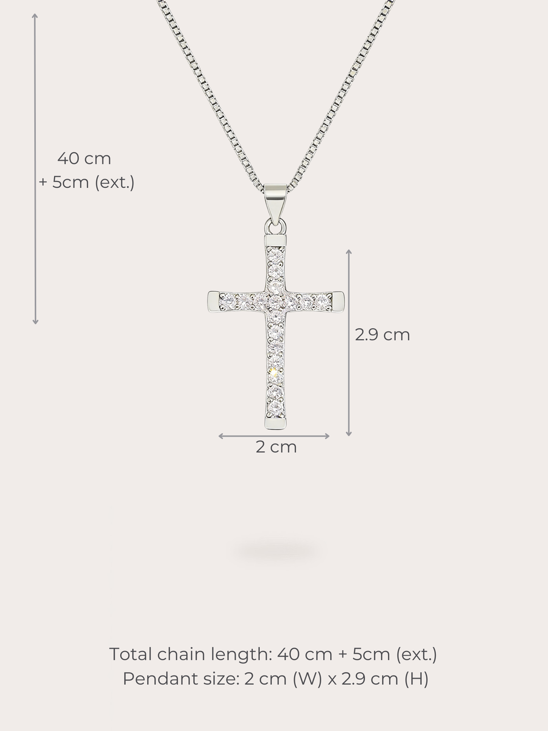Leona Cross Necklace