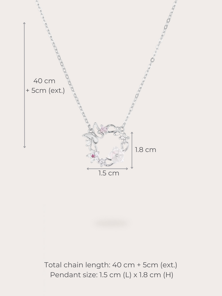 Julie Butterfly Garden Necklace