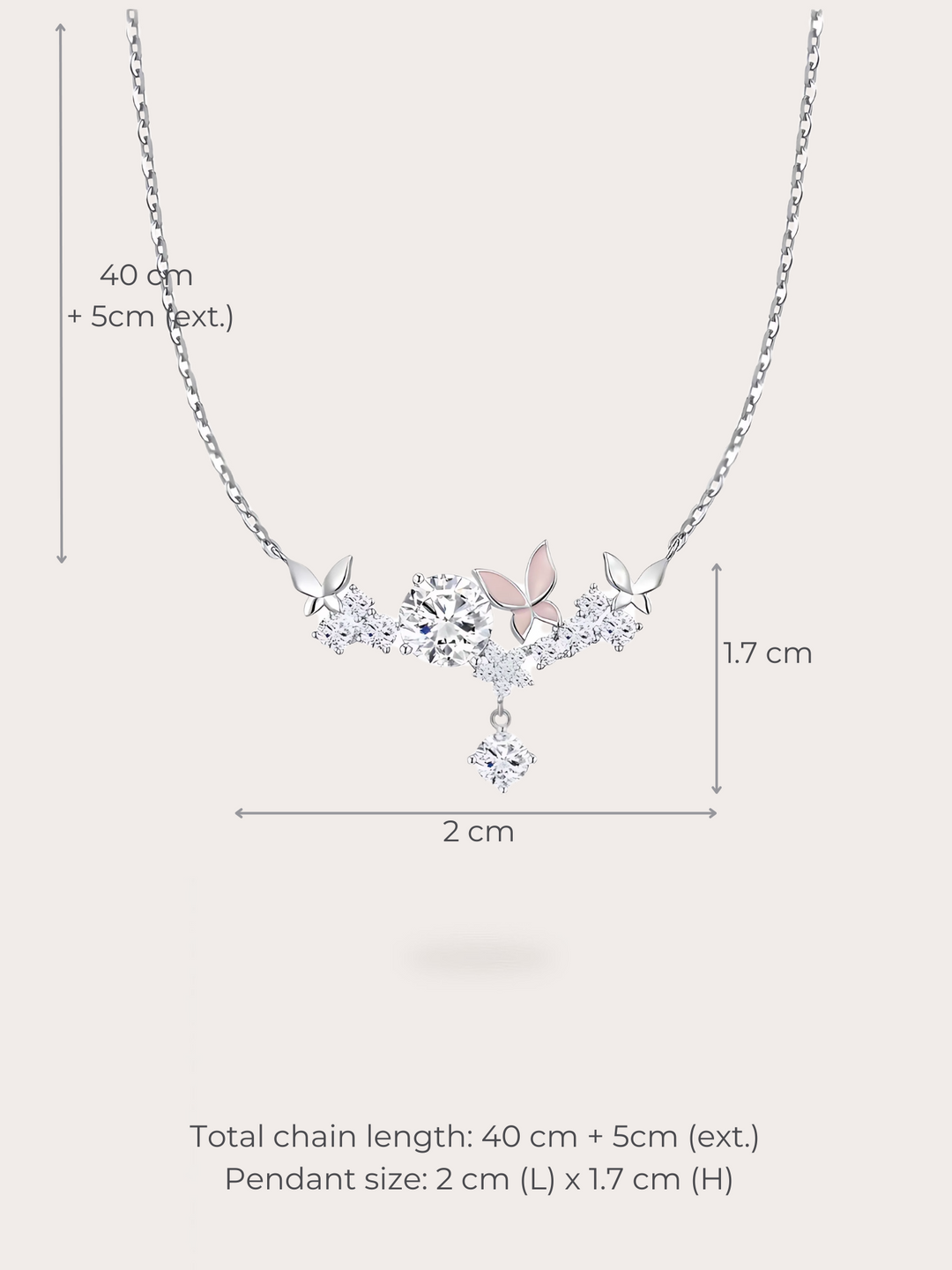 Aliana Butterfly Necklace