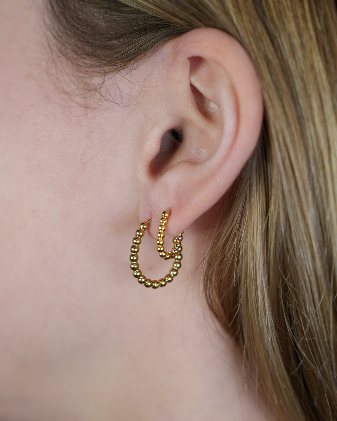 Big Dotted Julia - Earrings - Stainless Steel