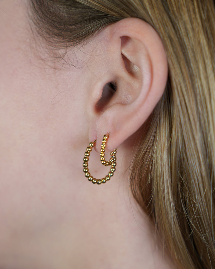 Big Dotted Julia - Earrings - Stainless Steel