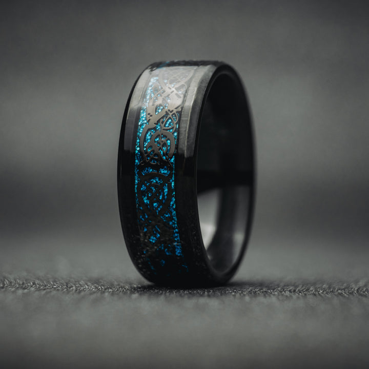 Dragon Ring - Black & Blue