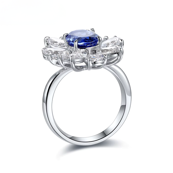 Blue Sapphire Gemstone Ring