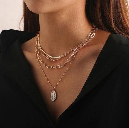 VINTAGE BOHEMIAN LAYERED NECKLACE