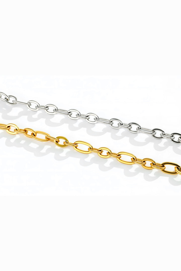 Bold Linked Paperclip Bracelet