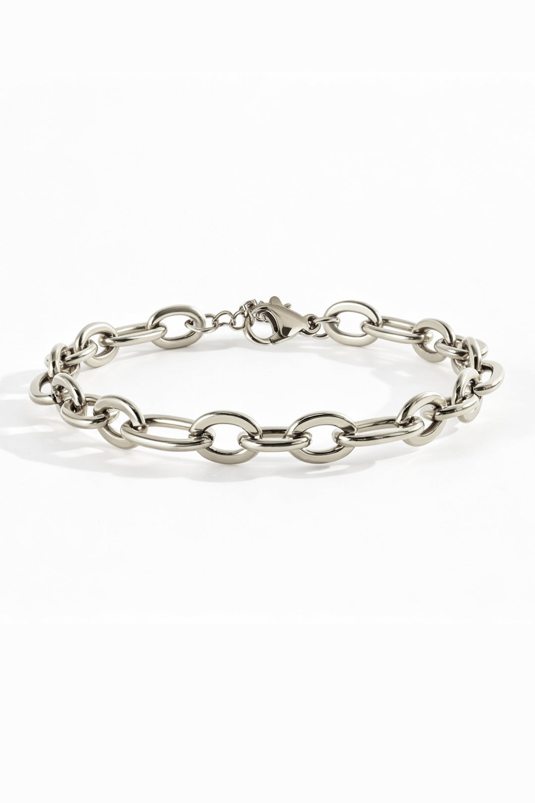 Bold Linked Paperclip Bracelet