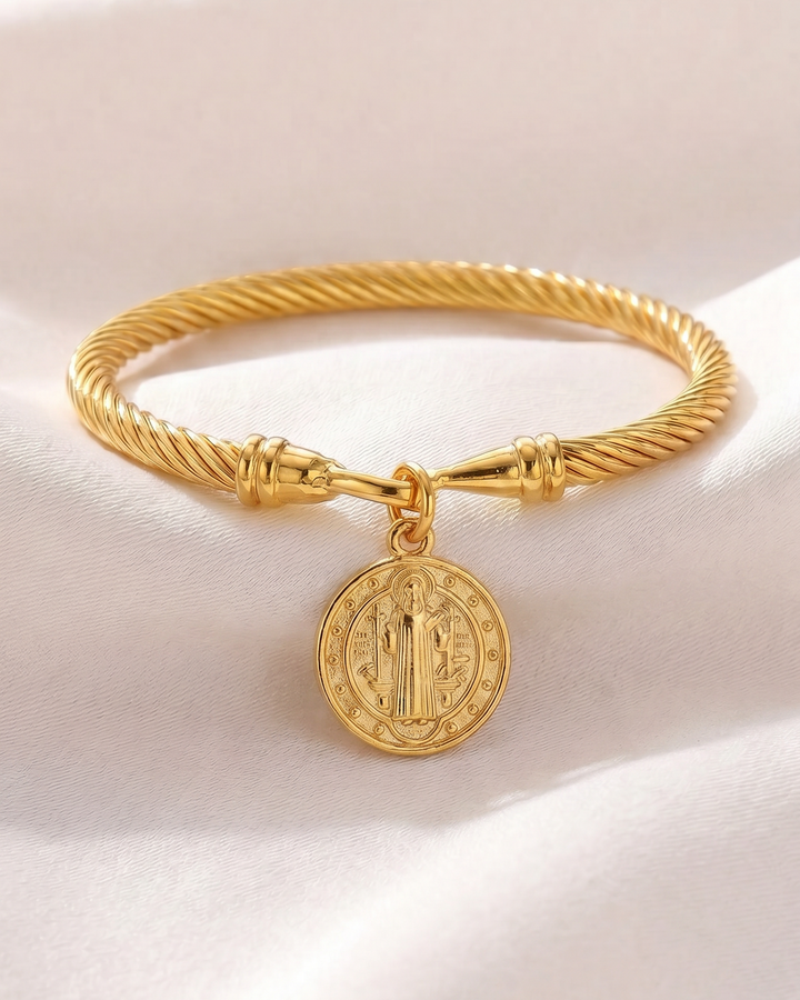 Saint Benedict Bracelet (Gold Plated)