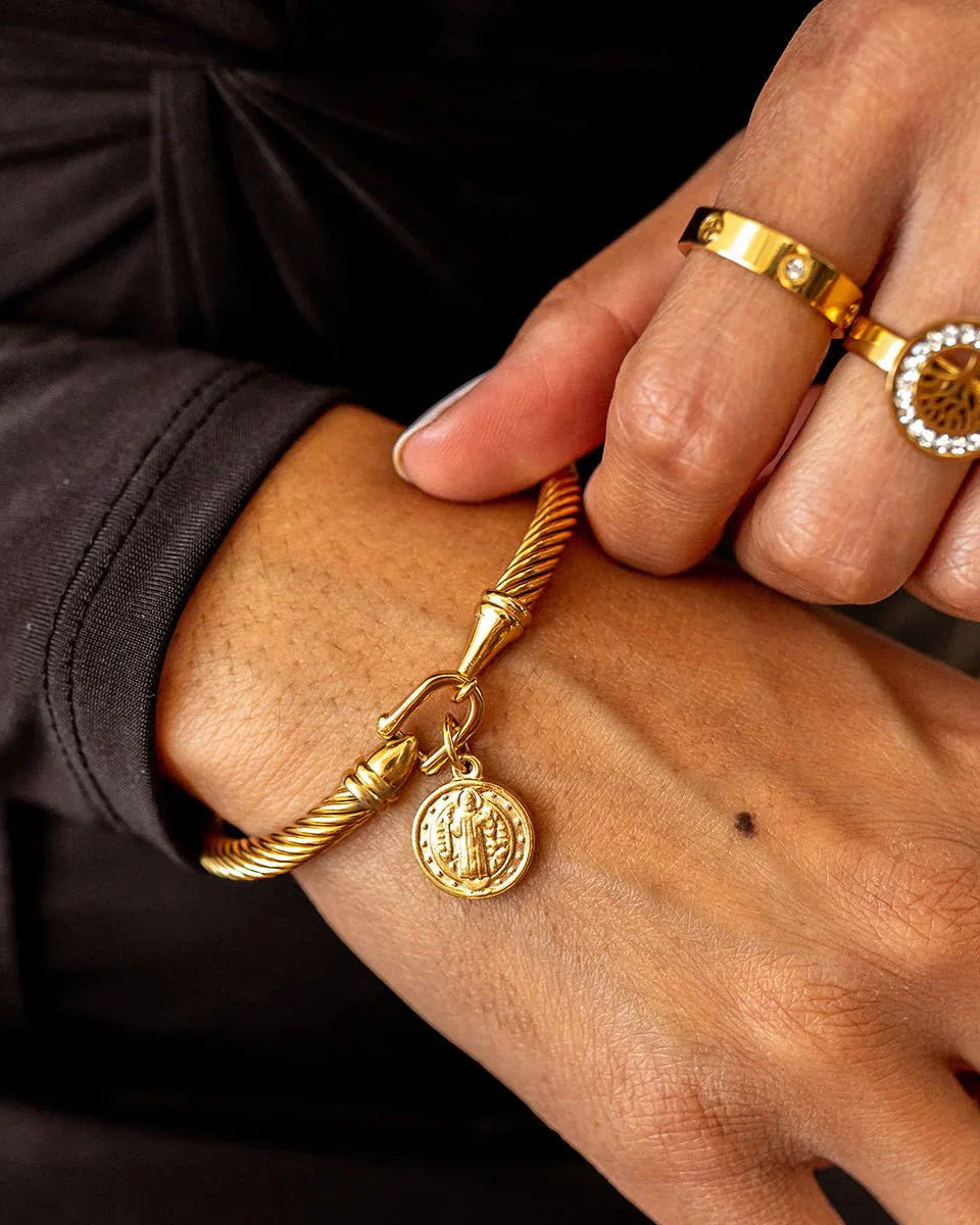 Saint Benedict Bracelet (Gold Plated)