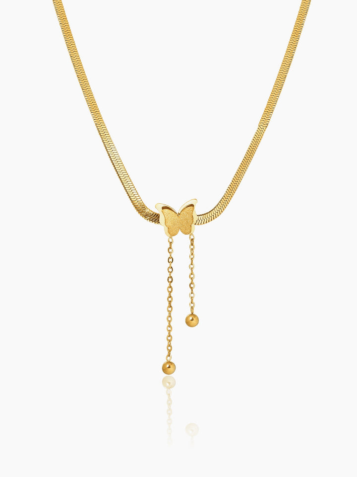 Butterfly Snake Chain Necklace
