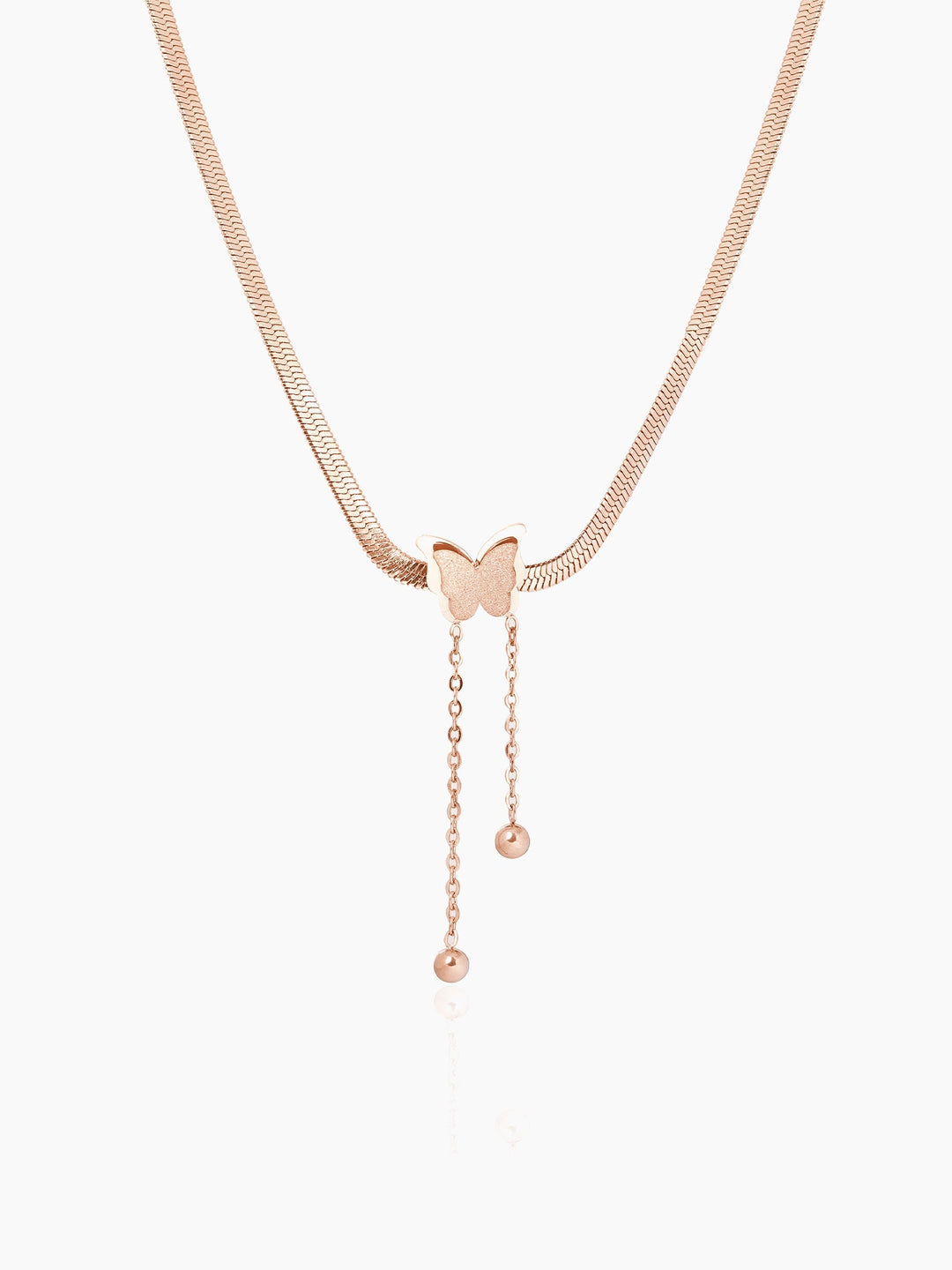 Butterfly Snake Chain Necklace