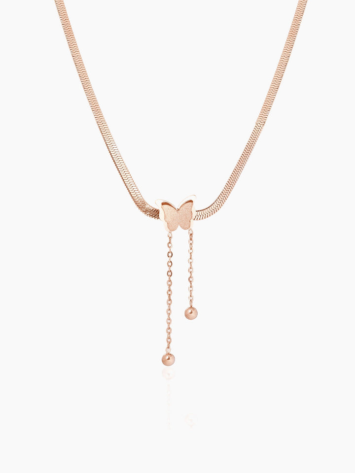 Butterfly Snake Chain Necklace