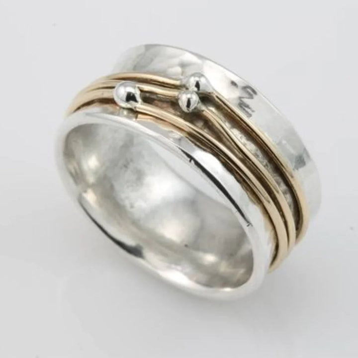 Bianca | Vintage Gold Plated Silver Ring