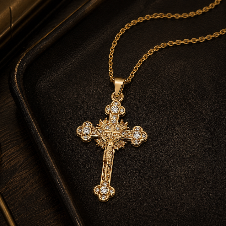 Radiant Cross Necklace
