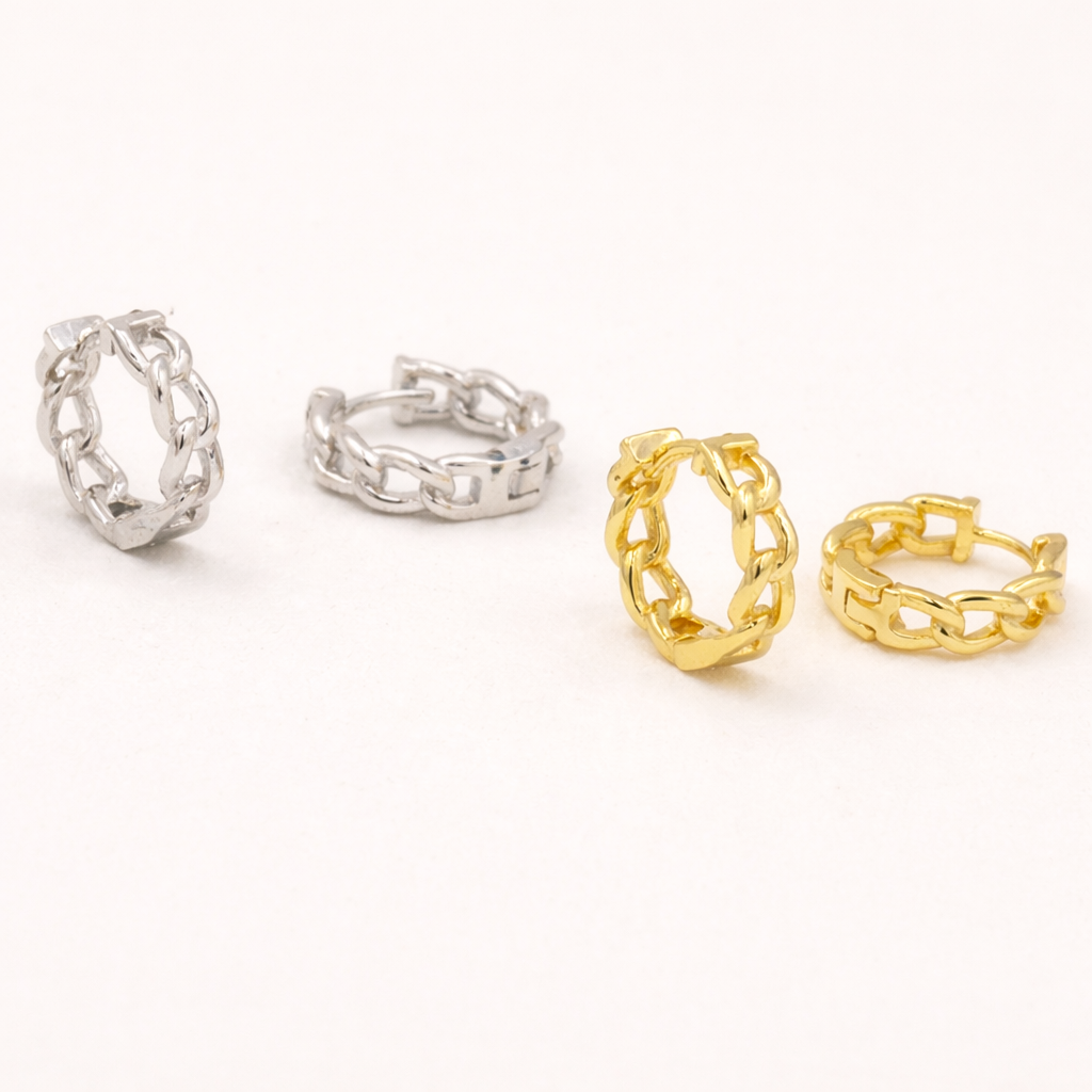 Snake Hoop Earrings