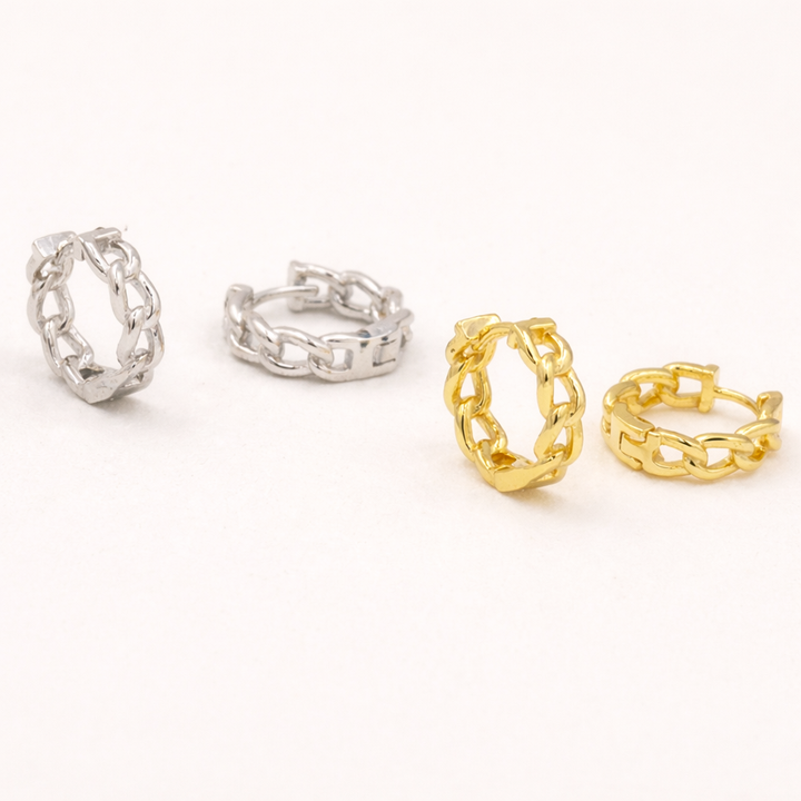 Snake Hoop Earrings
