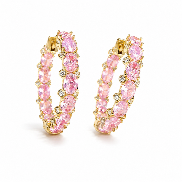 Élan Crystal Hoops