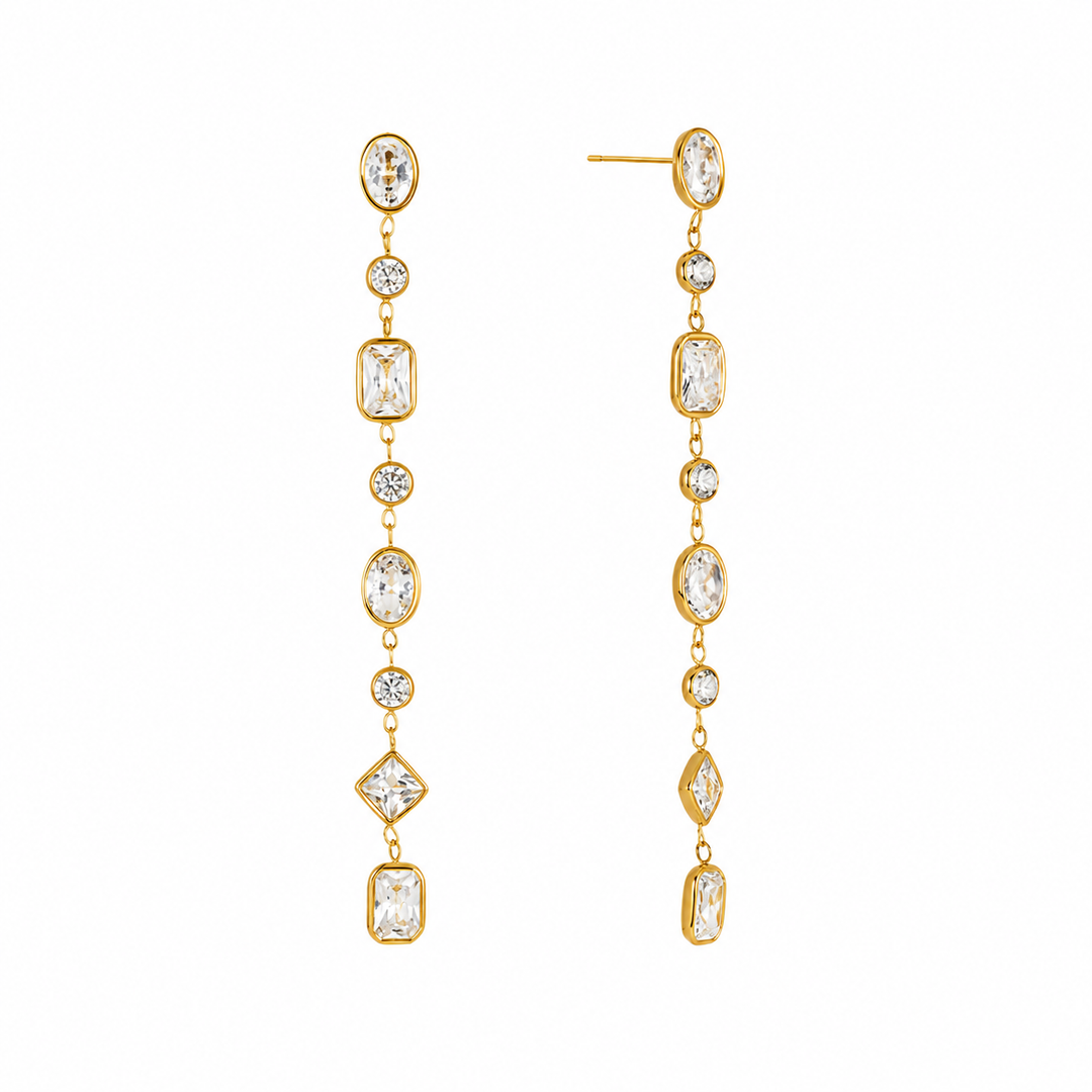 Vienna Crystal Drop Earrings