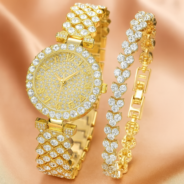 Cordula Watch | Bracelet Set | Gold