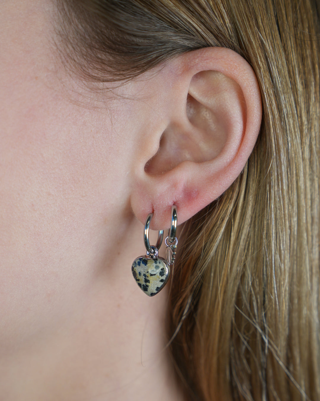 Cherish - Earrings - Natural Stone - Stainless Steel