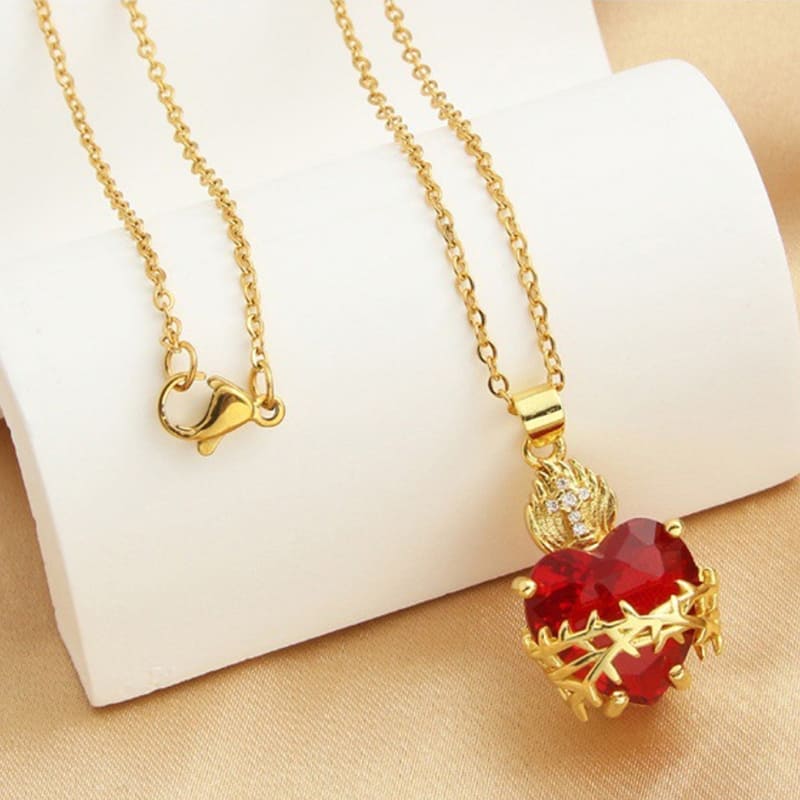 Sacred Heart Devotion Necklace