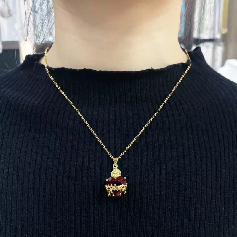 Sacred Heart Devotion Necklace