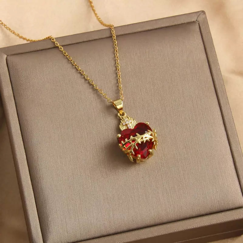 Sacred Heart Devotion Necklace