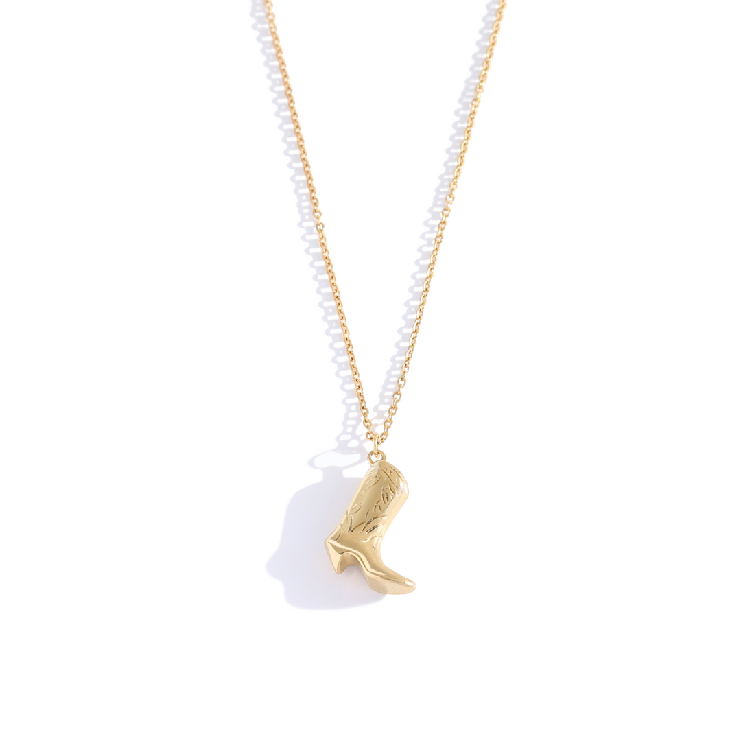 Cowboy Boot Necklace