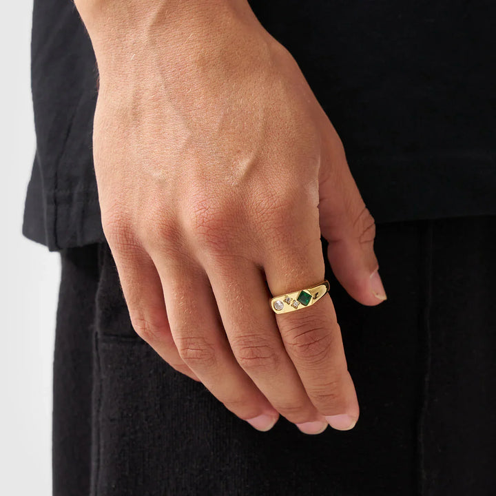 Cameron | Vintage Stone Signet Ring