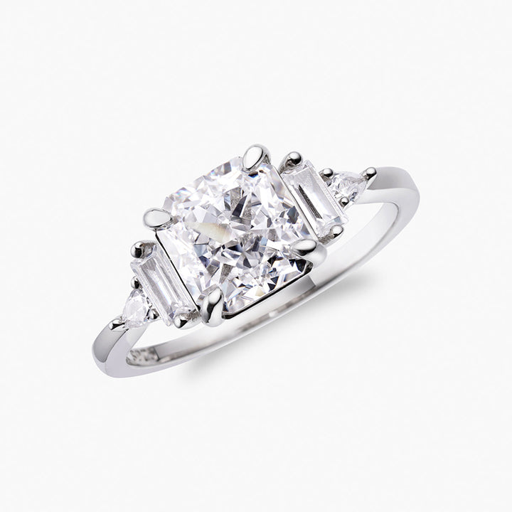 Crushed Ice Square Ring