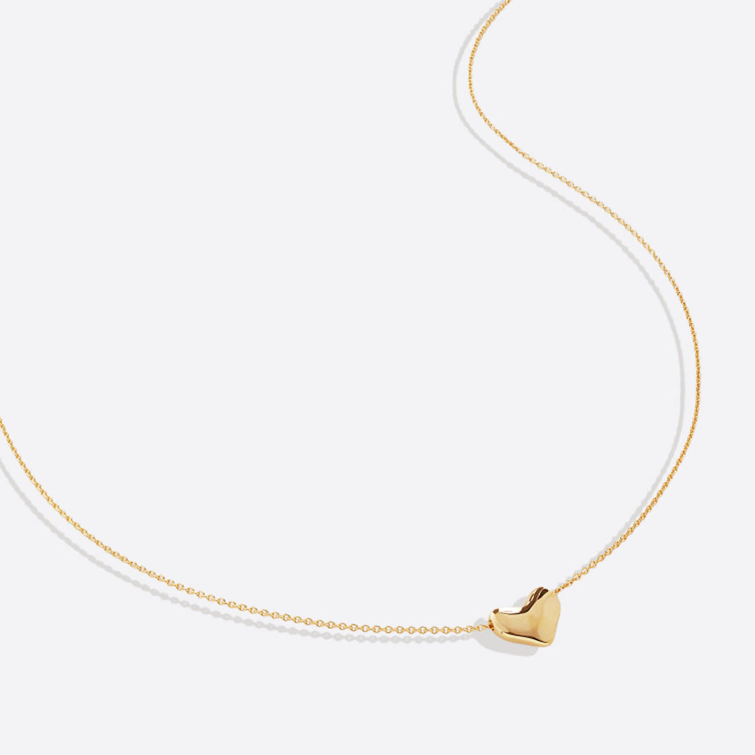 Dainty Bubble Heart Necklace