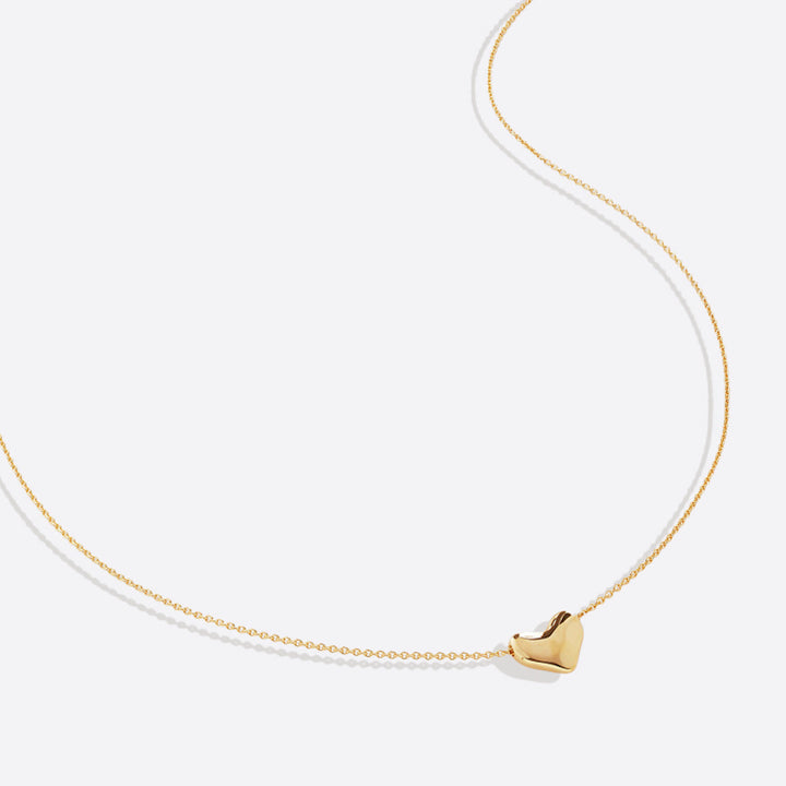 Dainty Bubble Heart Necklace