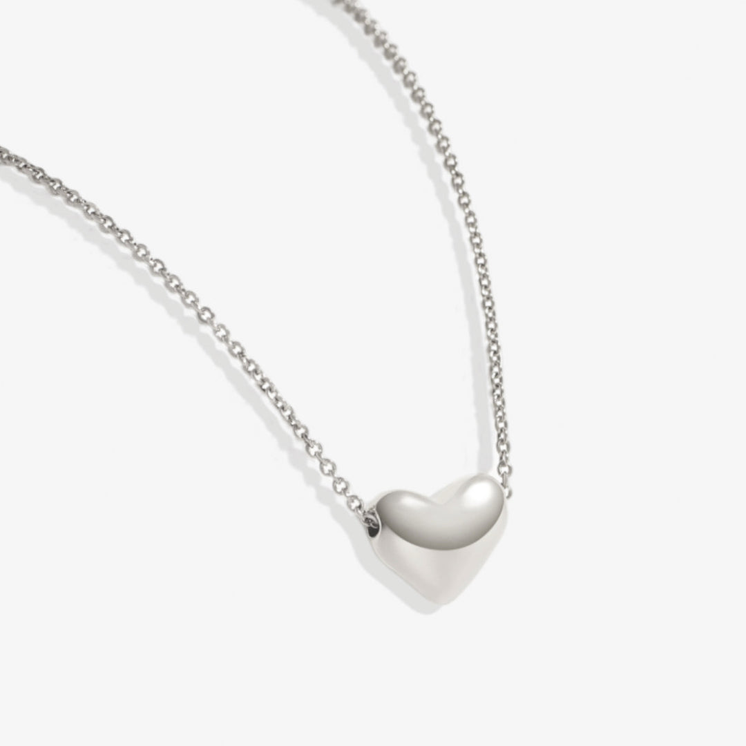 Dainty Bubble Heart Necklace