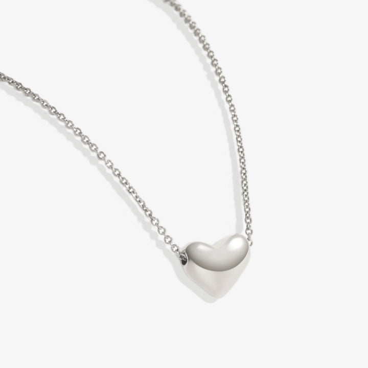 Dainty Bubble Heart Necklace