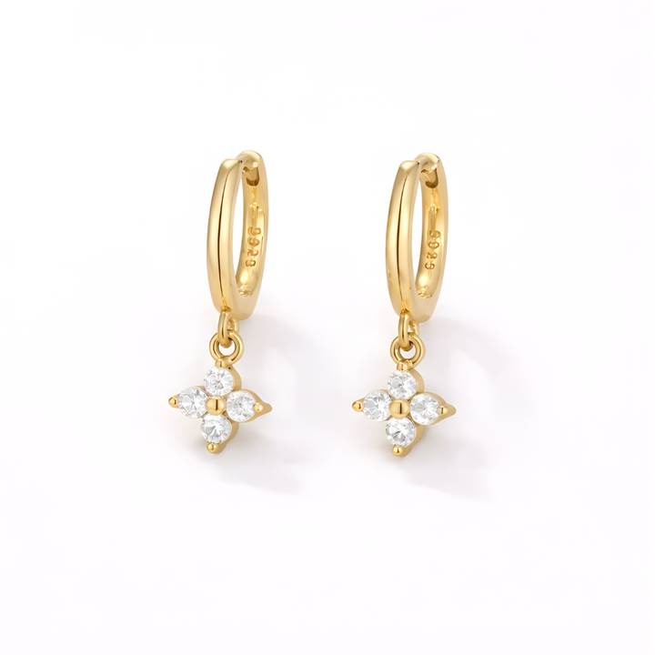 DAISY HOOP EARRINGS | S925