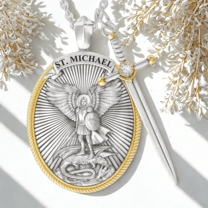 Michael the Archangel Necklace — Celestial Protector