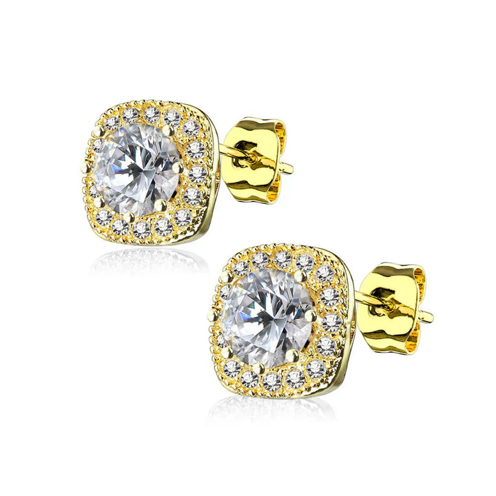 Glennis | Gold Elegant Earrings