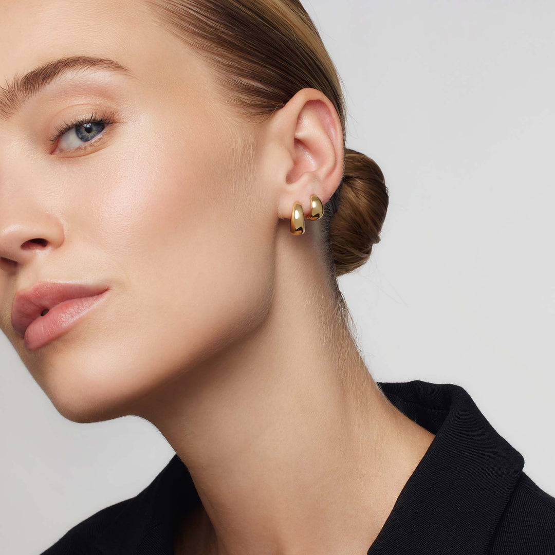 Rue Hoops | Gold
