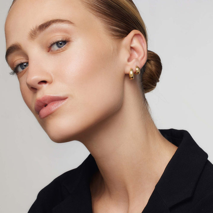 Rue Hoops | Gold
