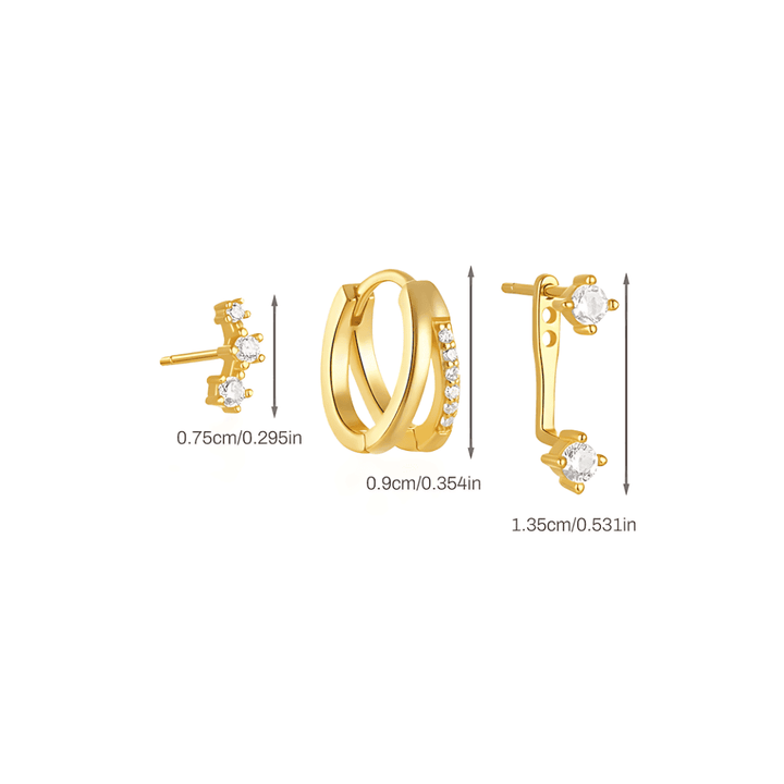 ELYSIA EARRING SET | S925