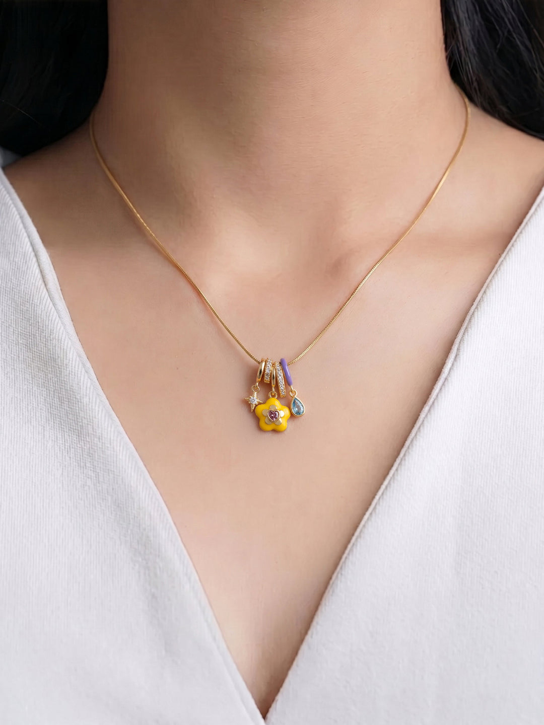 Flore Charms Necklace