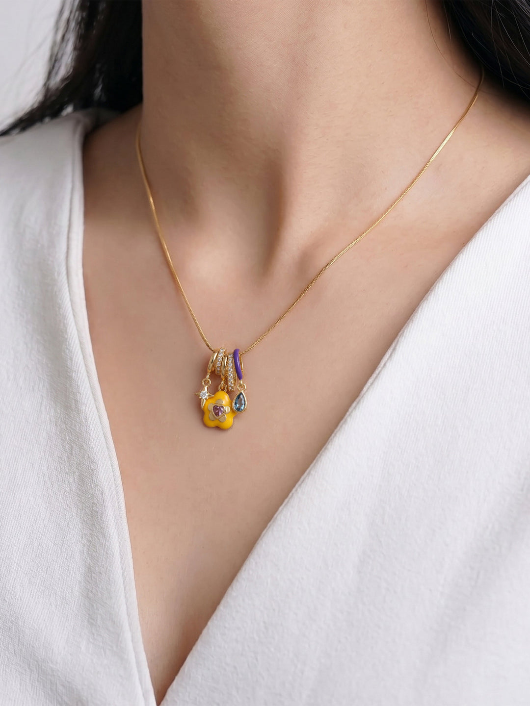 Flore Charms Necklace