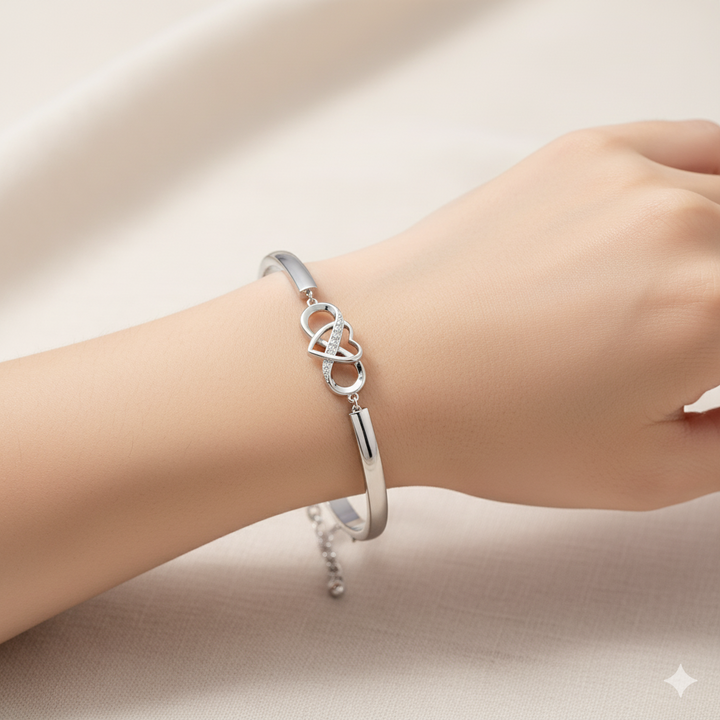 To My Granddaughter - Keep Me In Your Heart Infinity Bracelet