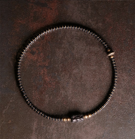 Harald | Handmade Ebony & Copper Bracelet