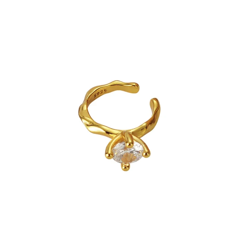Vintage Style 925 Sterling Silver Ear Cuff