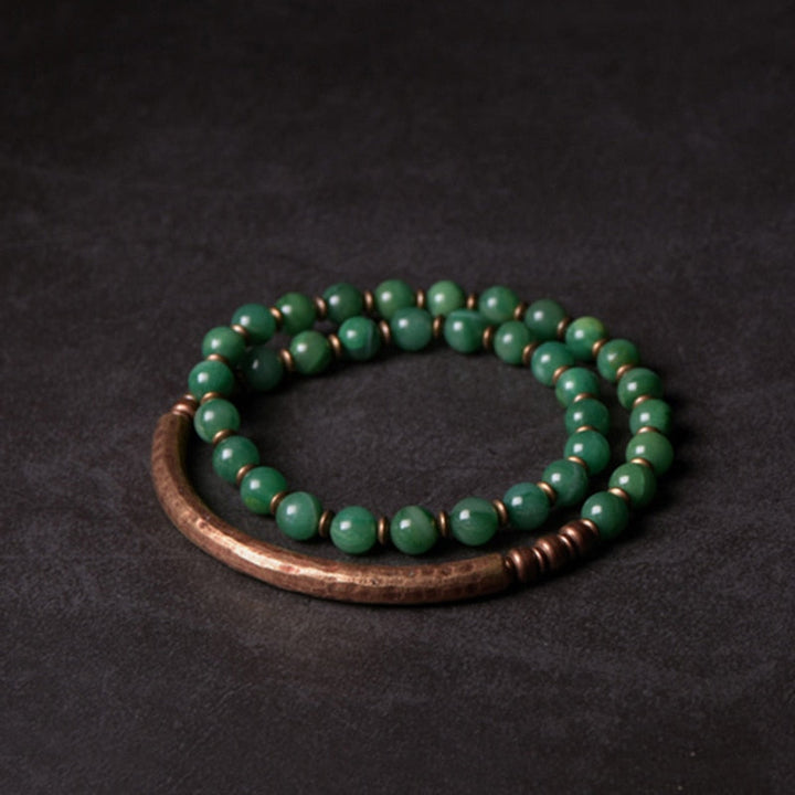 Sigrid | Natural Stones & Copper Handmade Bracelet