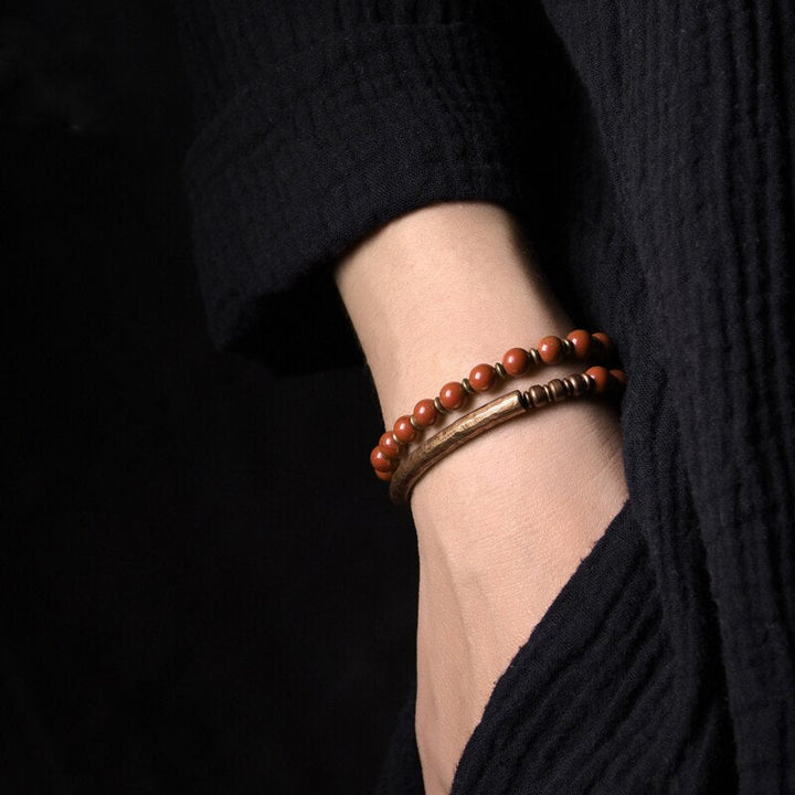 Sigrid | Natural Stones & Copper Handmade Bracelet