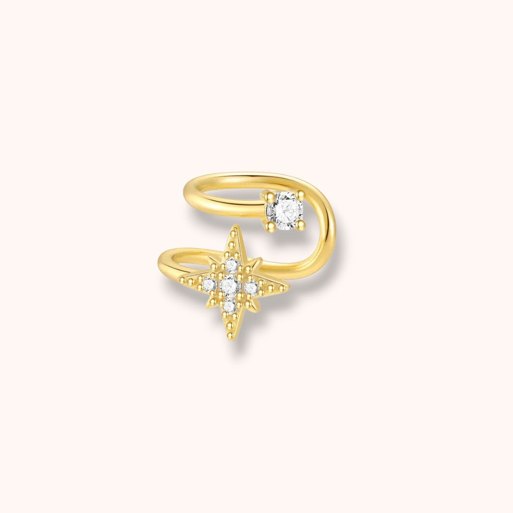 Starlight Ear Cuff | Gold Plated 925 Silver