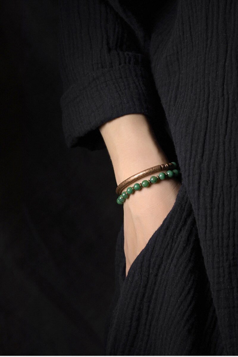 Sigrid | Natural Stones & Copper Handmade Bracelet