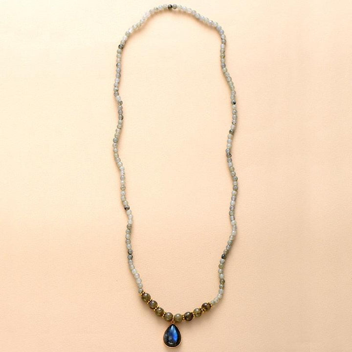 Labradorite Serenity Wrap Bracelet–Necklace